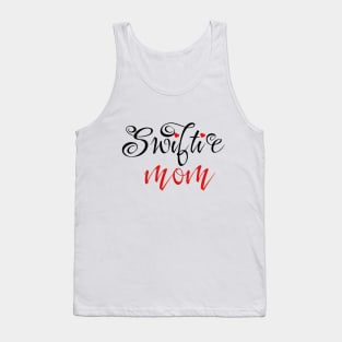 Swiftie Mom Red Tank Top